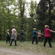 Qi Gong in het bos