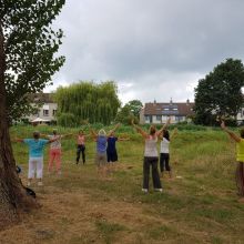 Qi Gong in het Beatrixpark